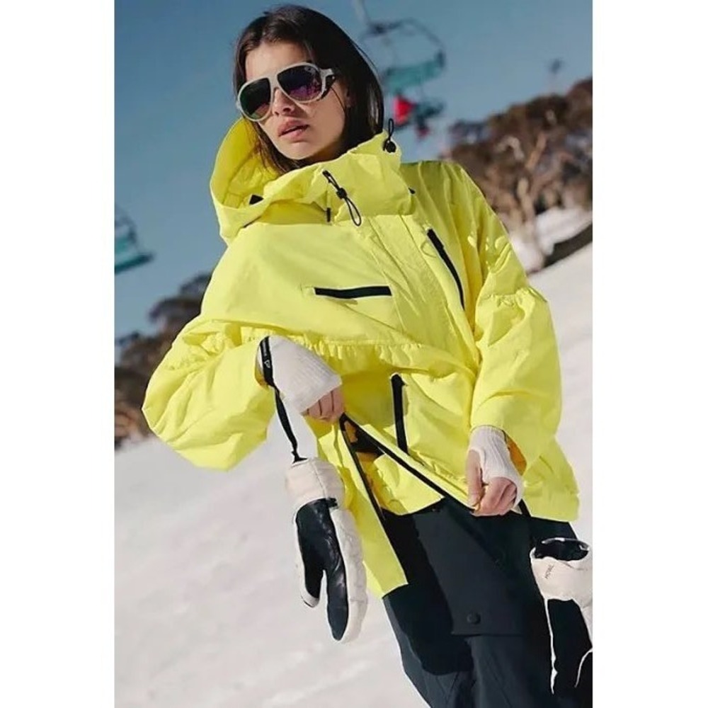 Free People Peak To Peak Popover Jacket Size S Lemon Verbena NWT - Picture 1 of 11